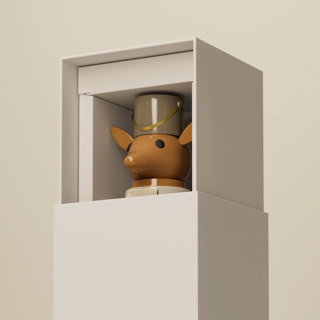 Burberry Packaging, toy mouse in a box